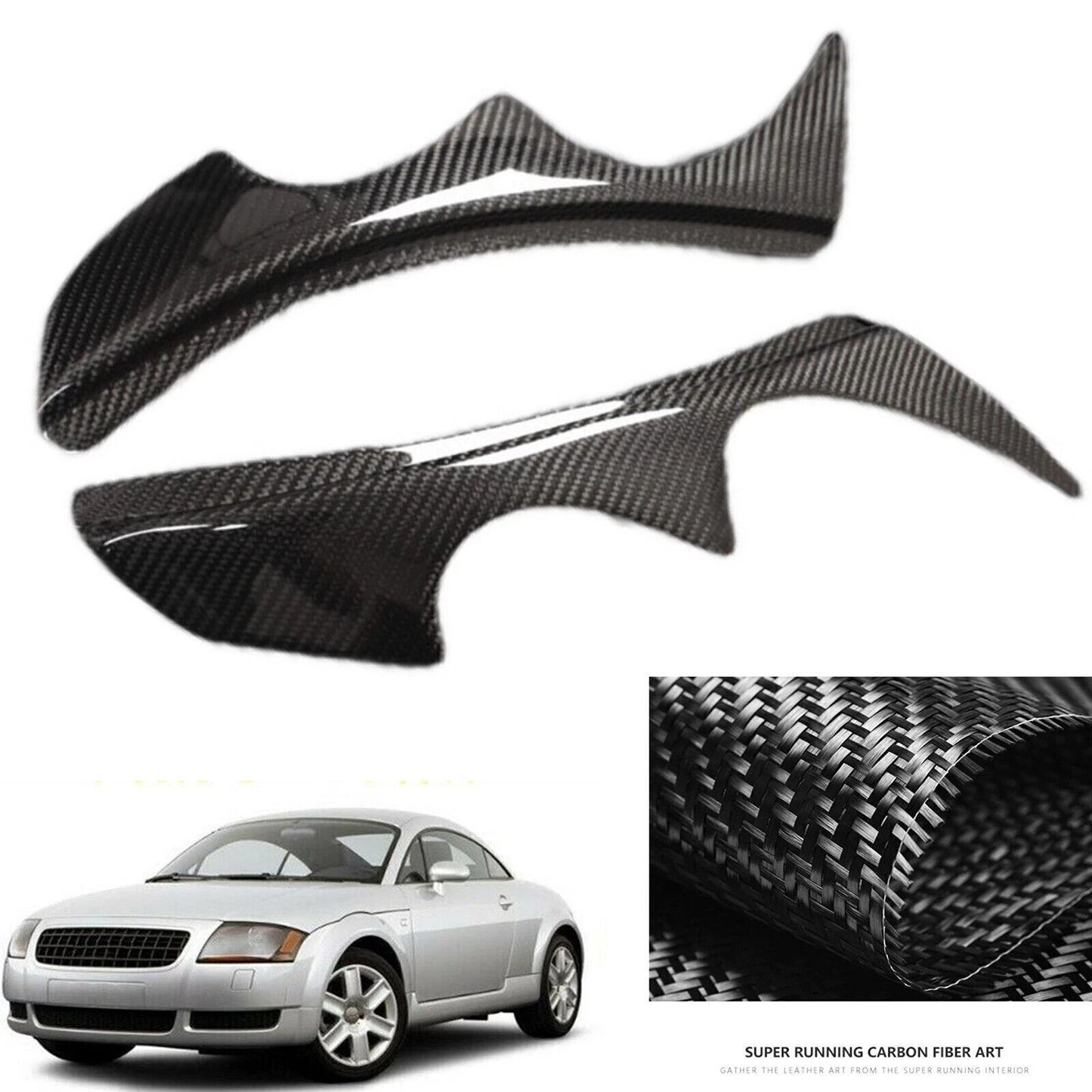 Headlight Eyebrow Eyelid Covers for Audi TT Mk1 Roadster (1998-2006)