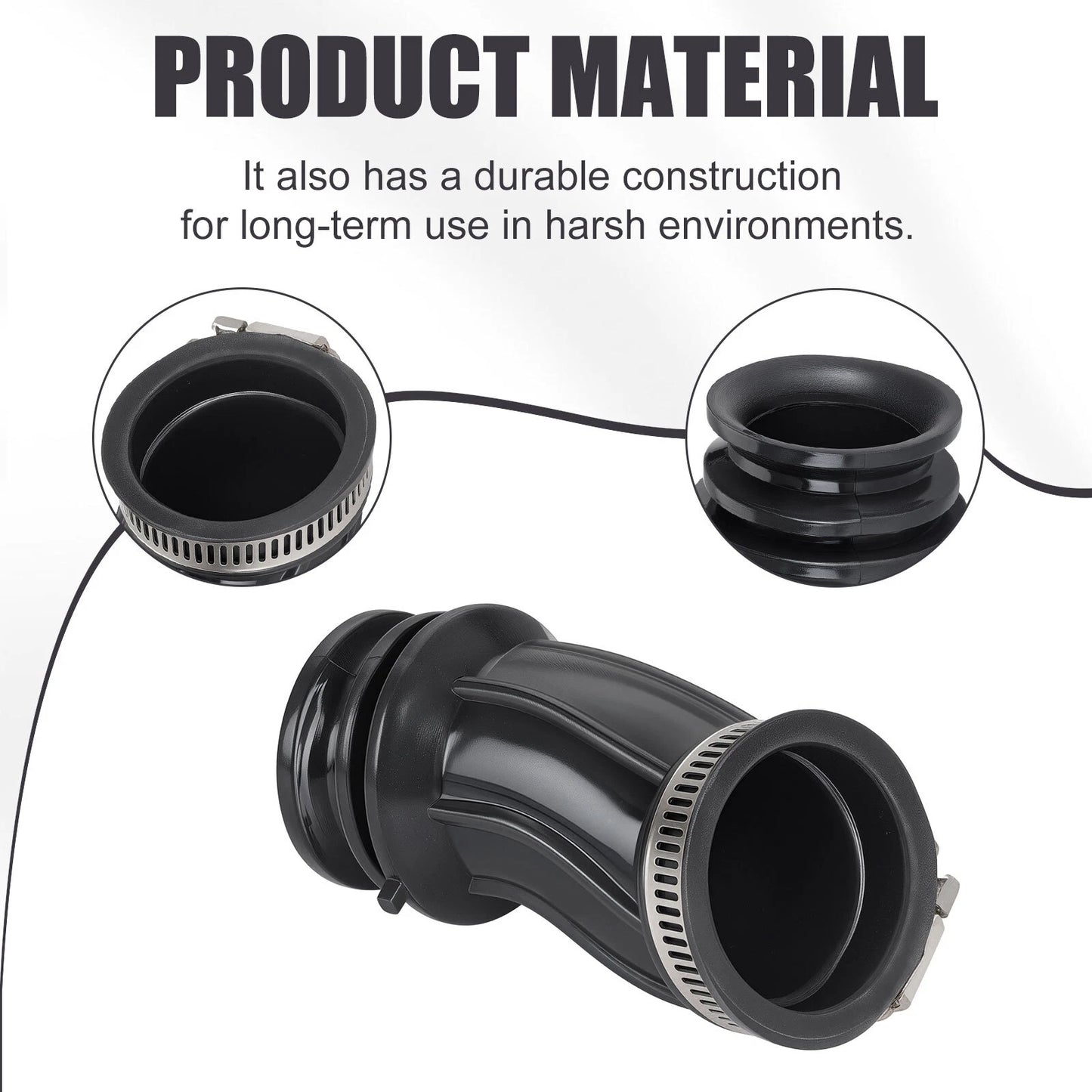 Air Box Cleaner Boot Joint Duct for Yamaha TW200 Trailway (1987–2000)