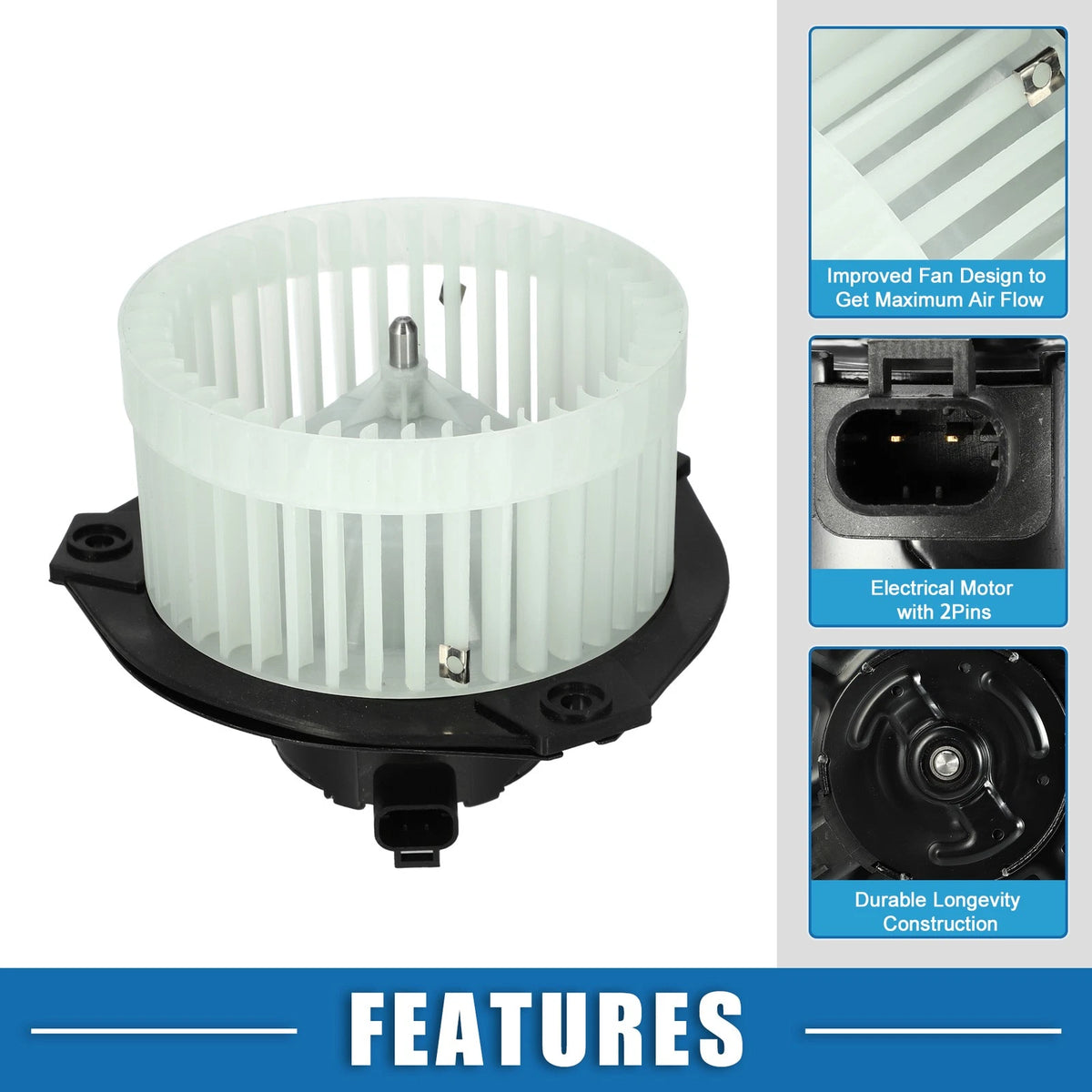 HVAC Heater Blower Motor Fan Assembly for Buick Regal (2001 - 2004)