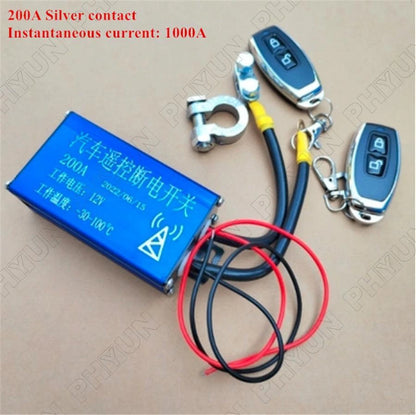 Integrated Wireless Car Battery Isolator 12V 200A for Universal