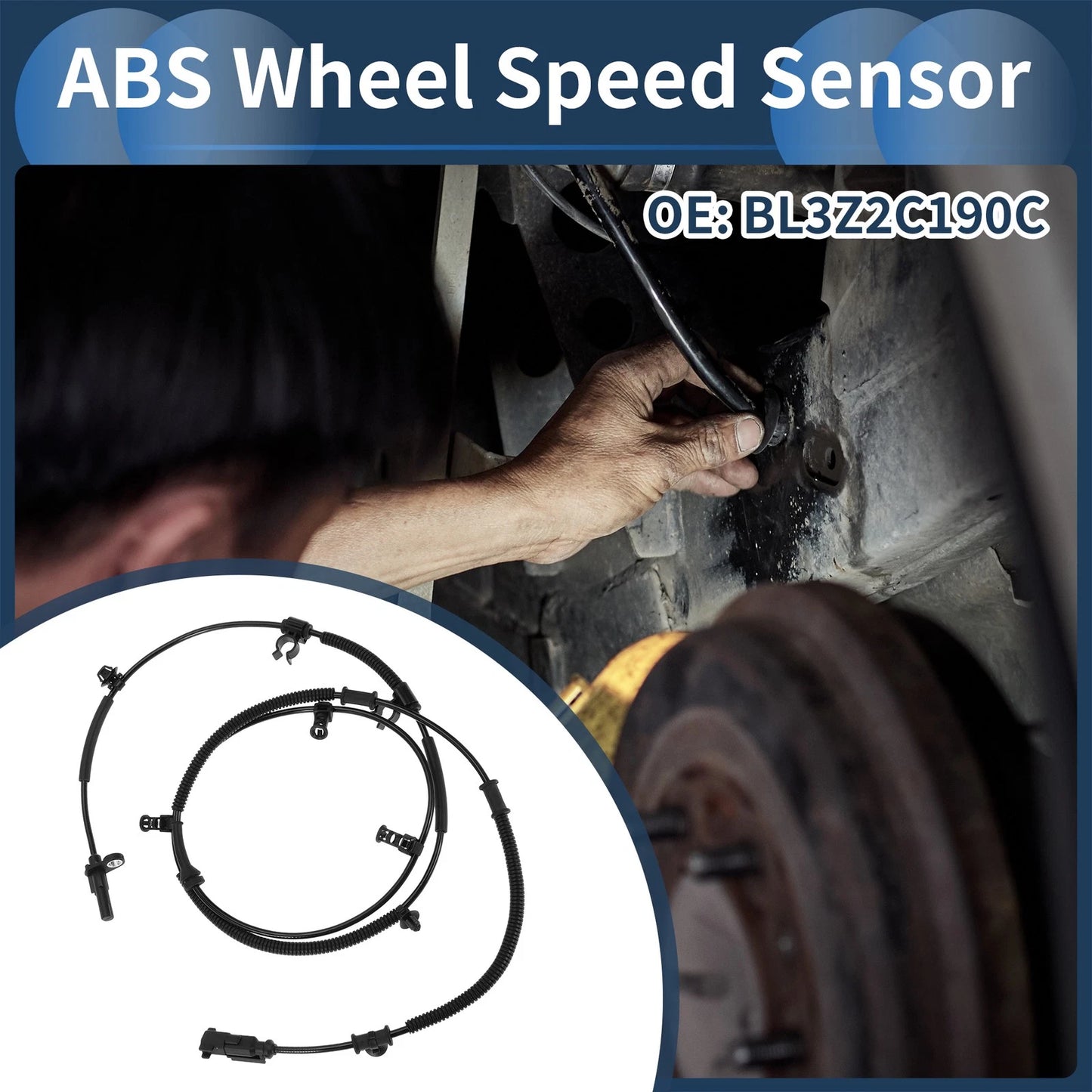 ABS Wheel Speed Sensor for Ford F-150 Pickup Rear Right (2004-2008)