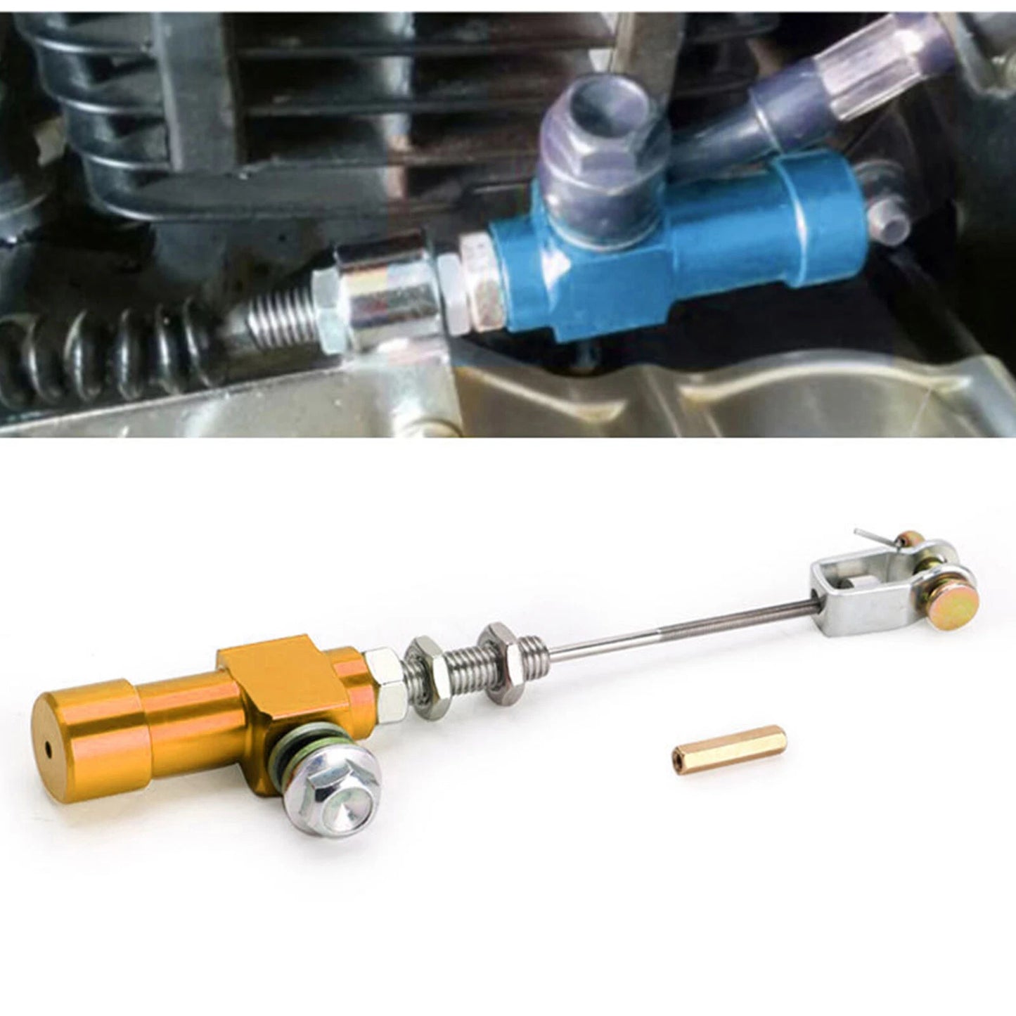 Hydraulic Clutch Cable for Motorcycle Gold