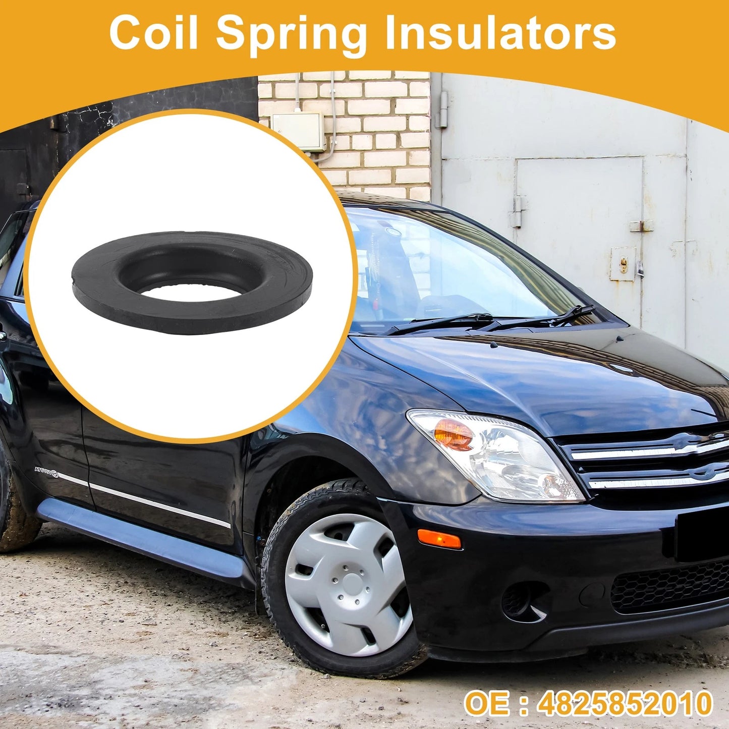 Coil Spring Insulator for Toyota Echo (2000-2005) Rubber 1 Pc