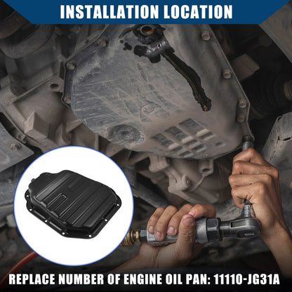 Engine Transmission Oil Pan for Nissan Rogue X-Trail (2014-2020)