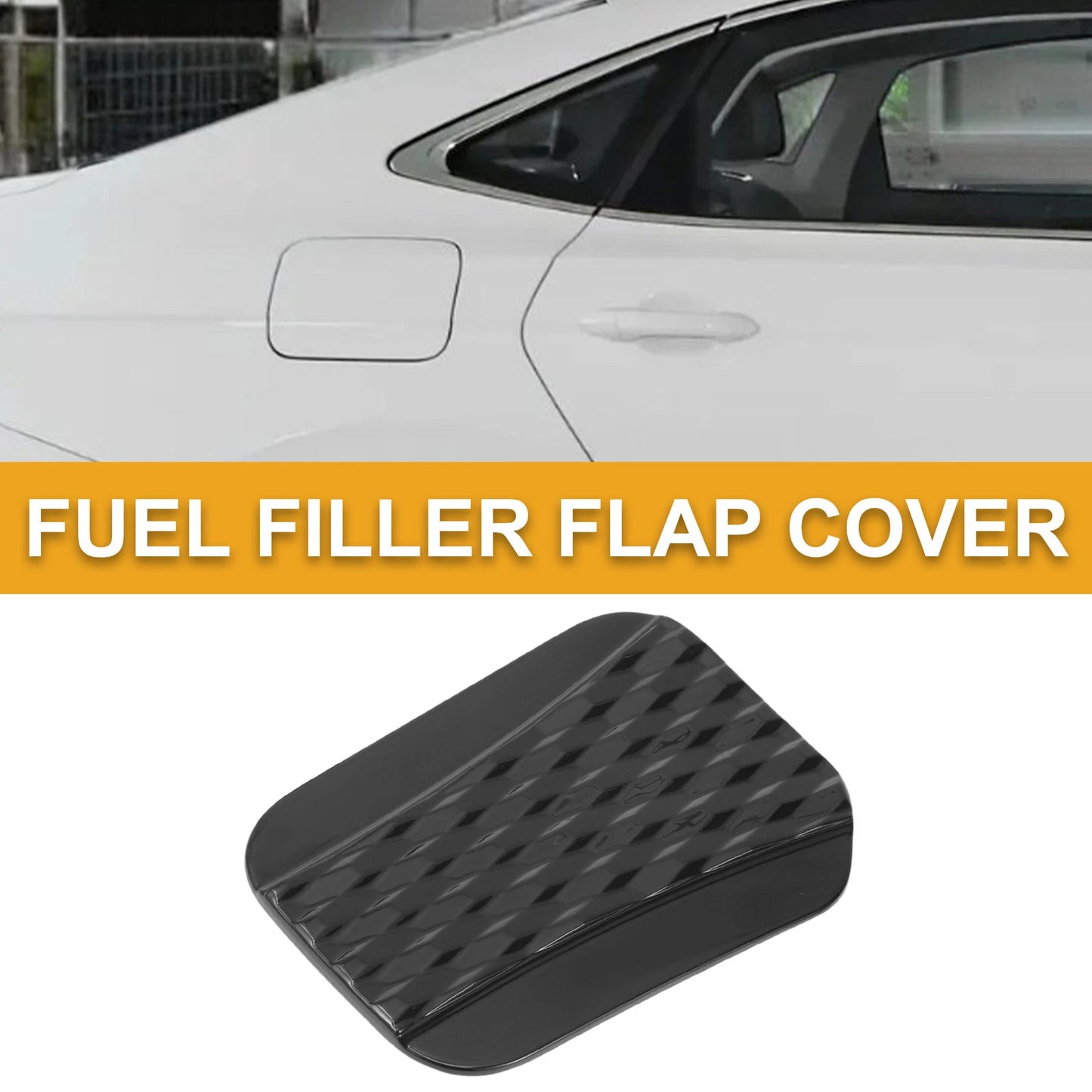 Fuel Tank Door Cap for Ford Bronco 2024-2025 Fuel Filler Flap Cover Black