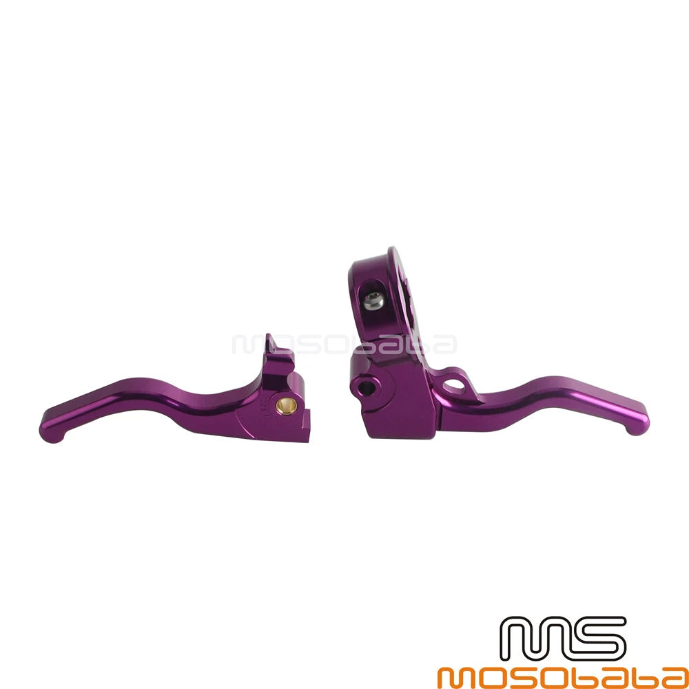 Purple Handle Brake Clutch Levers for Harley Sportster 883/1200 (2010-2023)