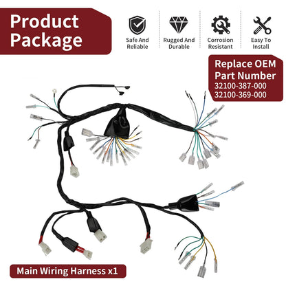 Main Wiring Harness for Honda CB360/CB360G 1974-1976