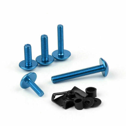 Fairing Bolts Kit 2 x Blue for Universal Japanese Sport Bike