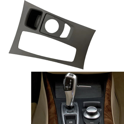 Gear Shift Panel Cover for BMW X6 E71 E72 (2007-2013) Black