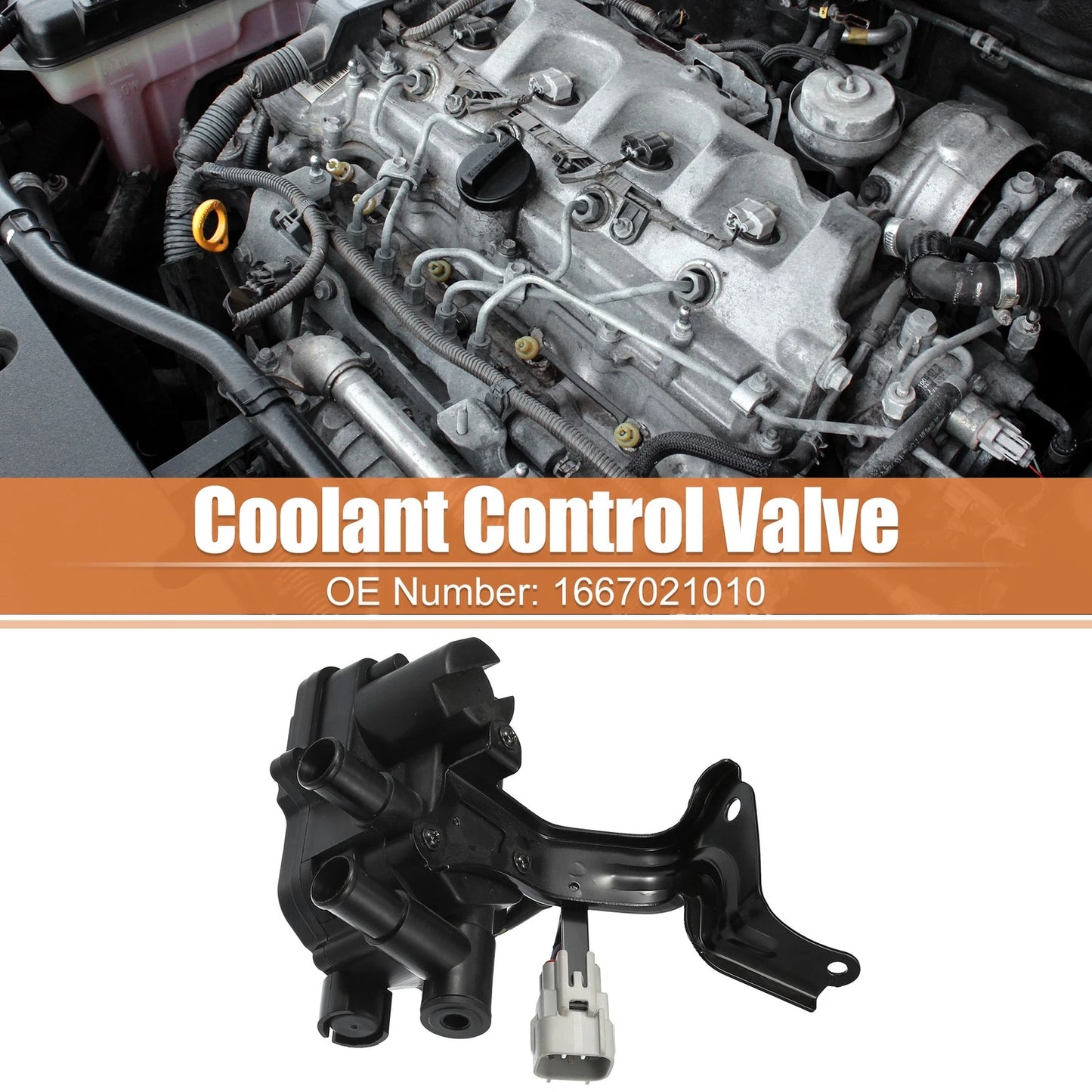 Coolant Flow Control Valve Water Valve for Toyota Prius (2004–2009)