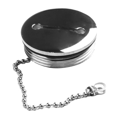 50MM 2-Fuel Gas Tank Cap With Chain for Yacht