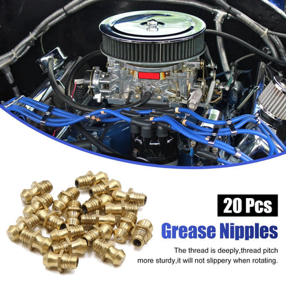 Grease Nipple Fitting 20 x M6x1 for Motorcycle