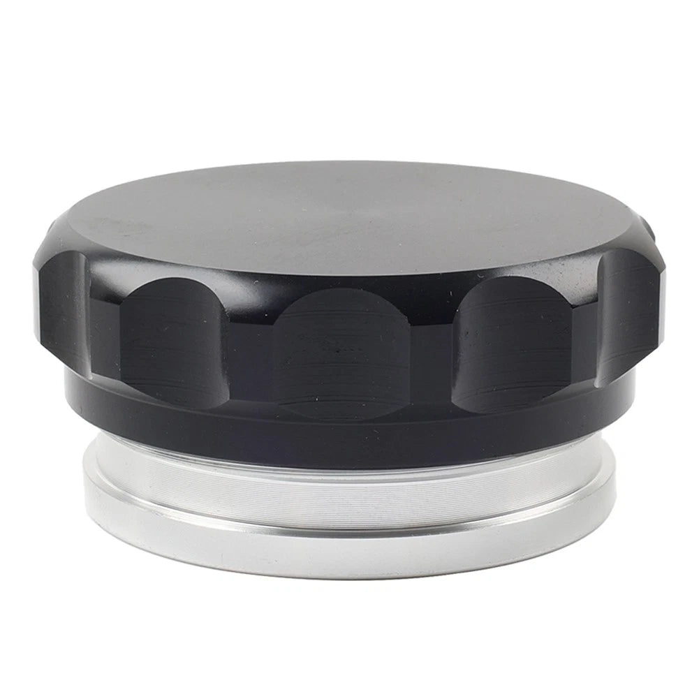 2.5" Black Aluminum Alloy Weld-On Filler Neck & Cap for Tank Cover