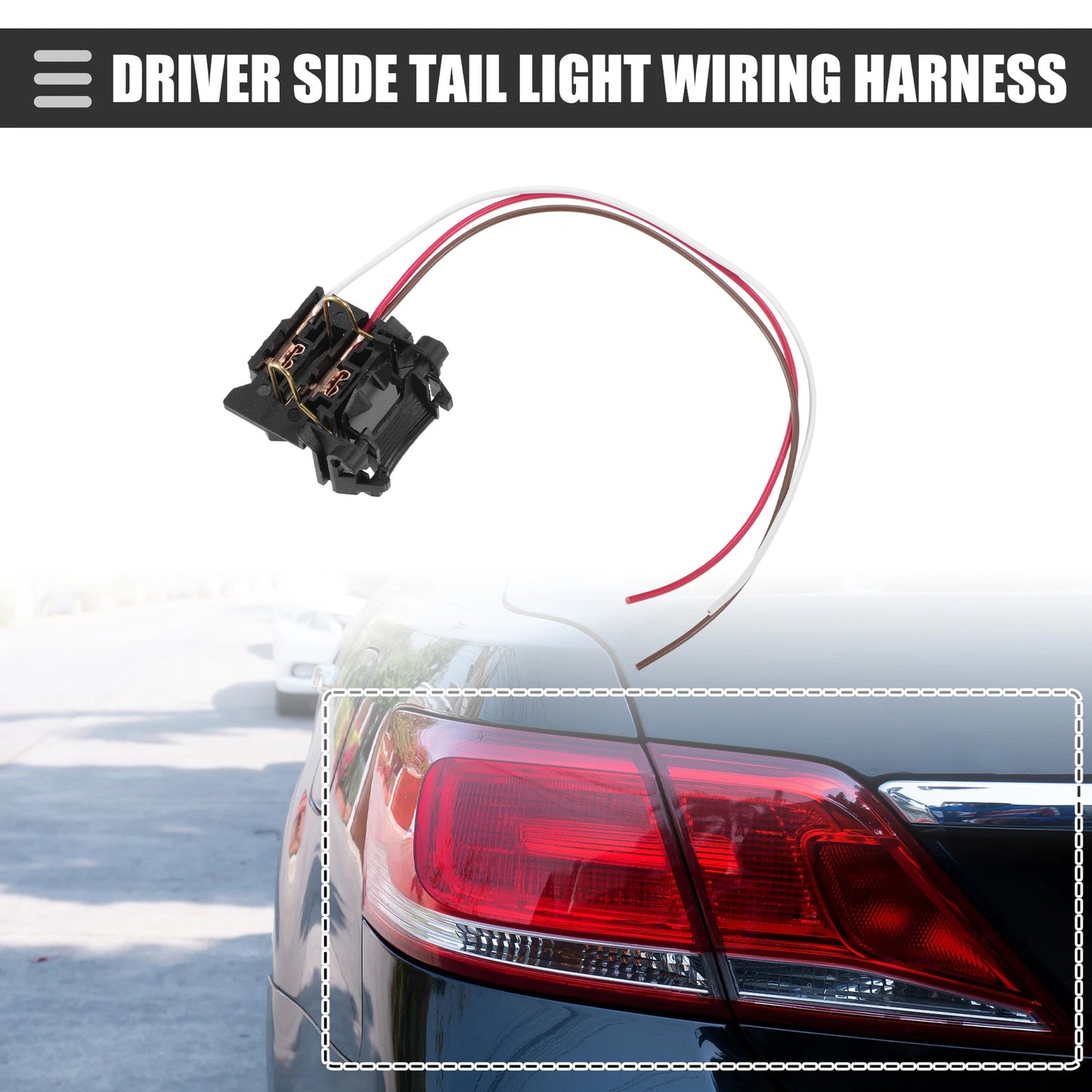 Low Light Bulb Base Cable Holder Adapter for Ford Focus 2 & 3 (2004-2018)