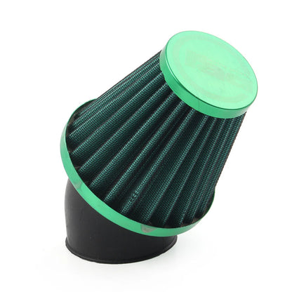 48mm Air Intake Filter Cleaner for Green Rubber Bend Inlet - Stainless Steel Mesh