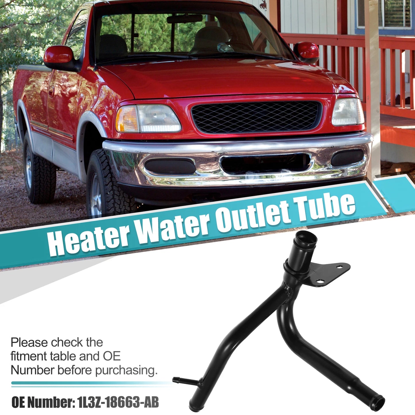 Heater Hose Pipe Assembly for Ford F150 E150 E250 4.2L (2001-2003)