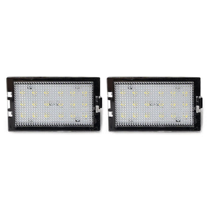White LED License Plate Lights for Range Rover Sport Discovery L320 LR2 LR3 LR4