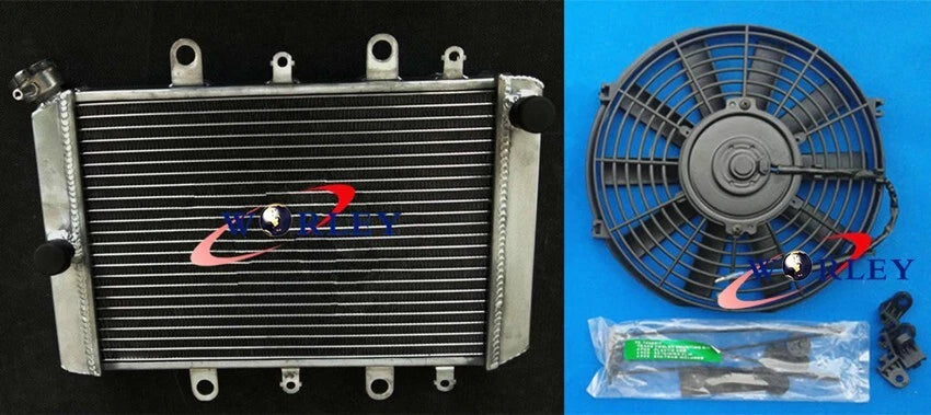Aluminum Radiator + Fan for Yamaha Grizzly Kodiak 700 (2015-2019)
