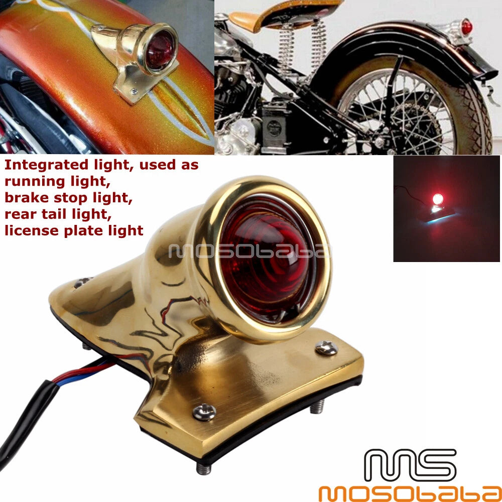Rear LED Tail Brake Light for Harley Cafe Racer