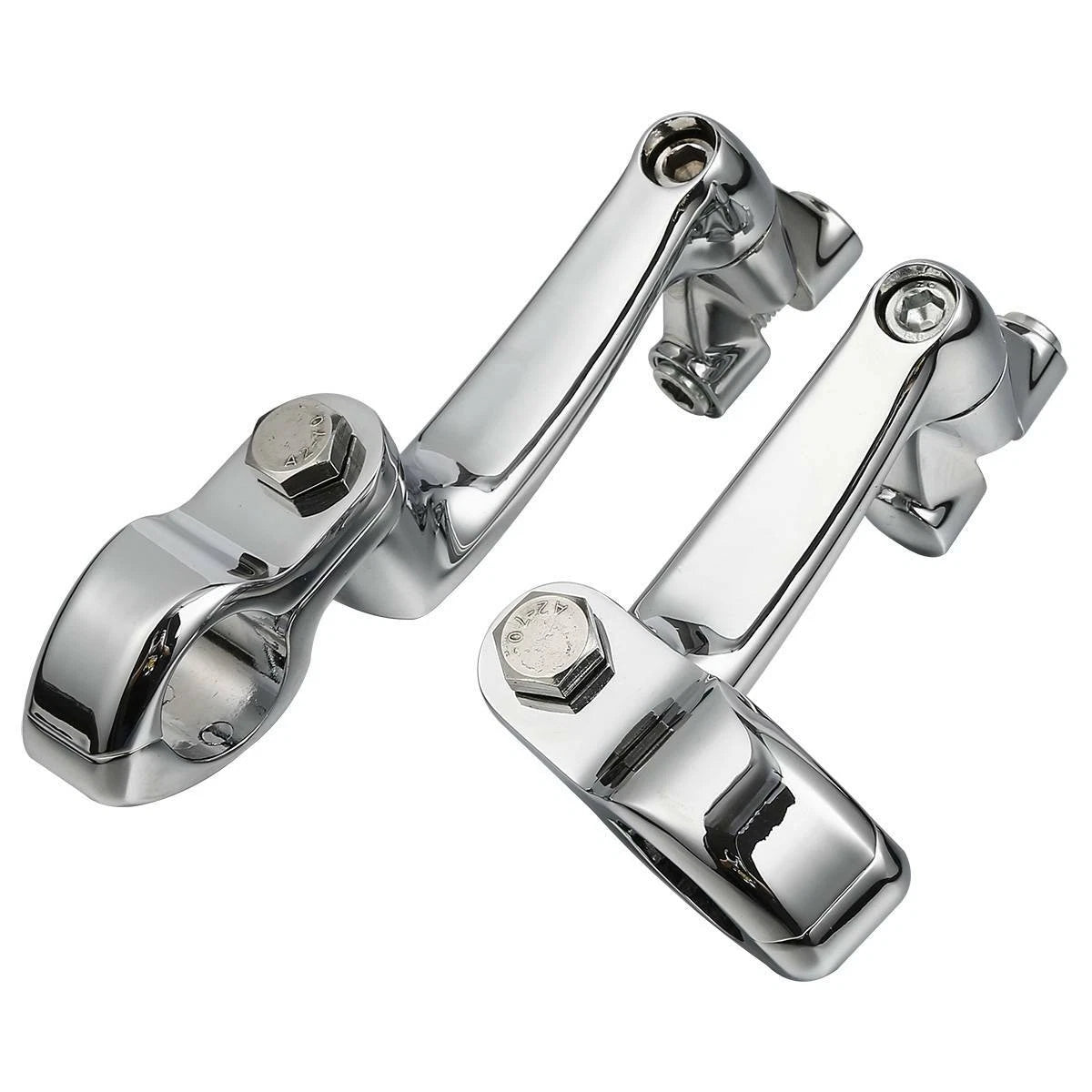 1 1/4" Adjustable Engine Guard Foot Pegs for Harley