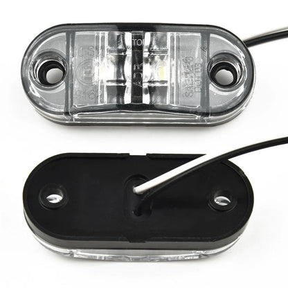 1W LED White Side Marker Light for Car/Truck/Trailer/Boat 10-30V IP65