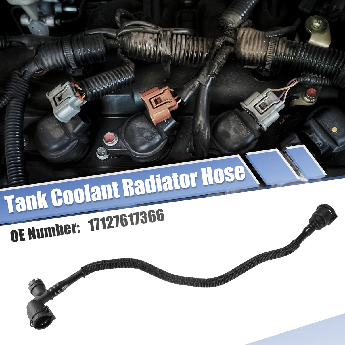 Heater Hose Radiator Expansion Tank Pipe for BMW X1 X2