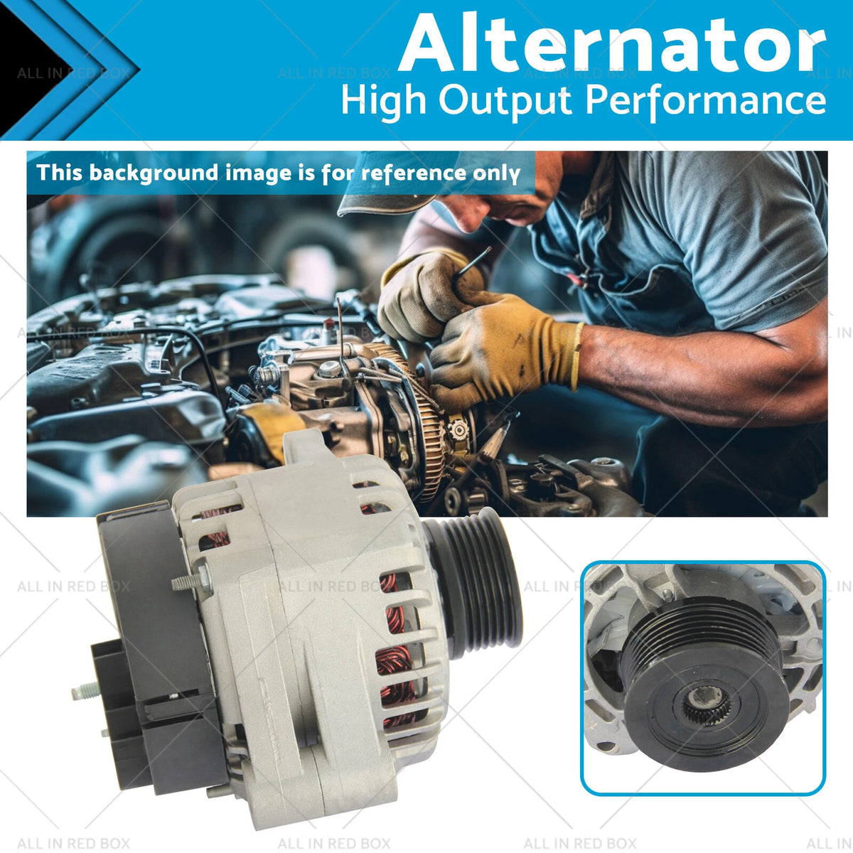 Alternator for Holden Astra AH 1.8TD 1.9TD, Saab 9-3 1.9L (1998-2011)