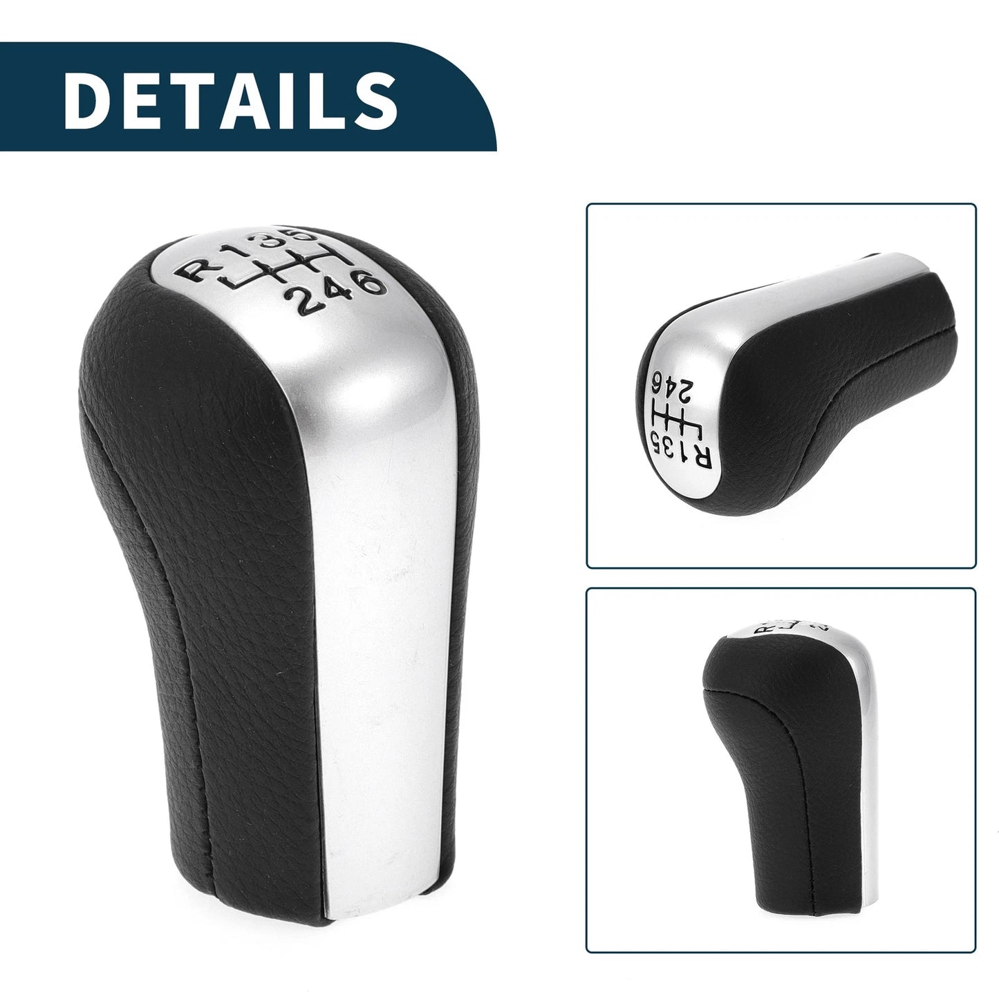 6 Speed Manual Gear Shifter Knob for Toyota Corolla (1992-2013) Black