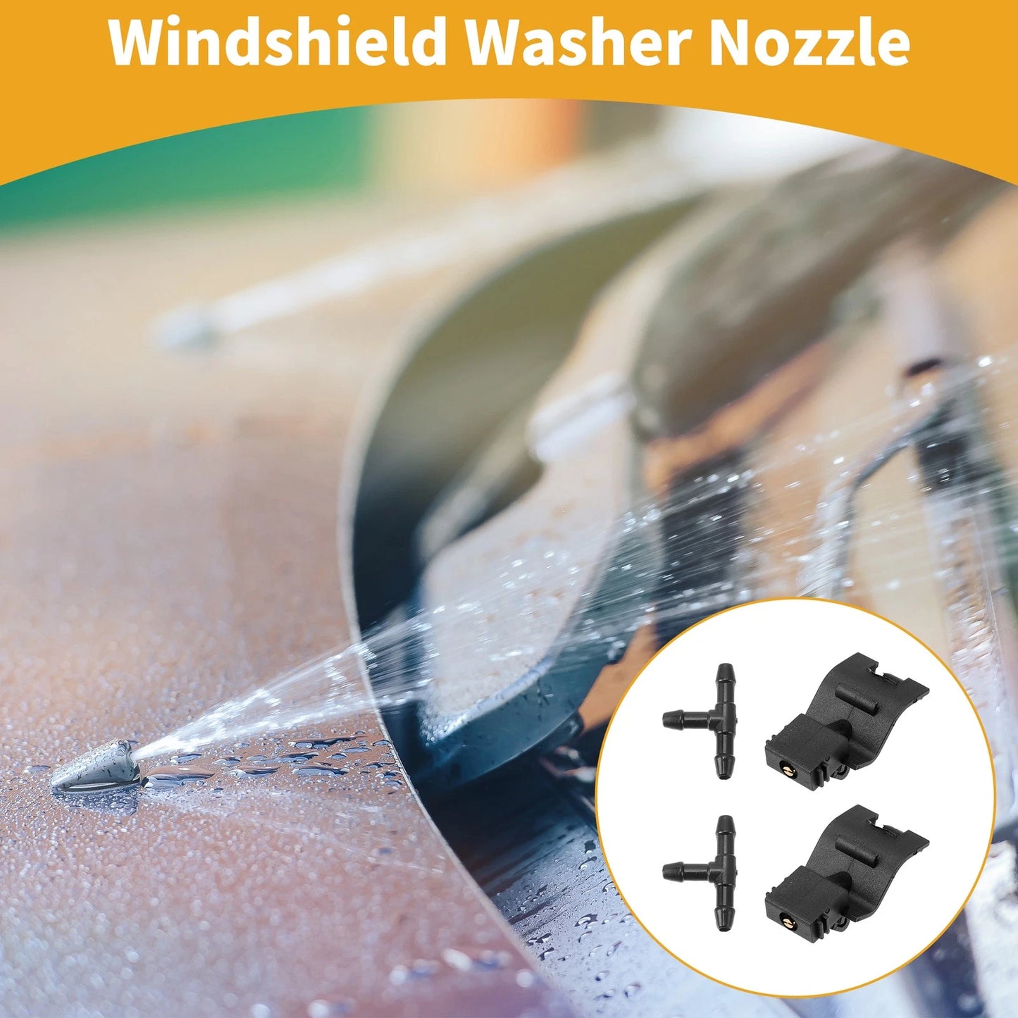 Windshield Washer Nozzle Kit for Toyota Auris (2012–2015)