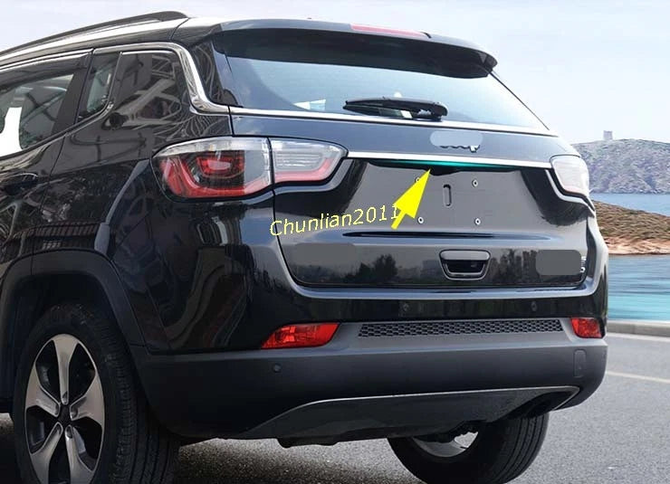 Plated Rear Boot Lid Cover Trim for Jeep Compass (2017-2021)