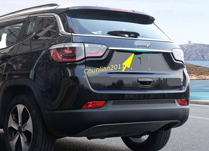 Plated Rear Boot Lid Cover Trim for Jeep Compass (2017-2021)