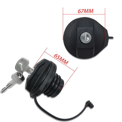 Fuel Tank Filler Cap w/ 2 Keys for Land Rover Defender 90 110 130
