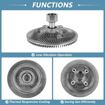 Engine Cooling Fan Clutch for Dodge Ram 1500 3.9L V6 (1994-2001)