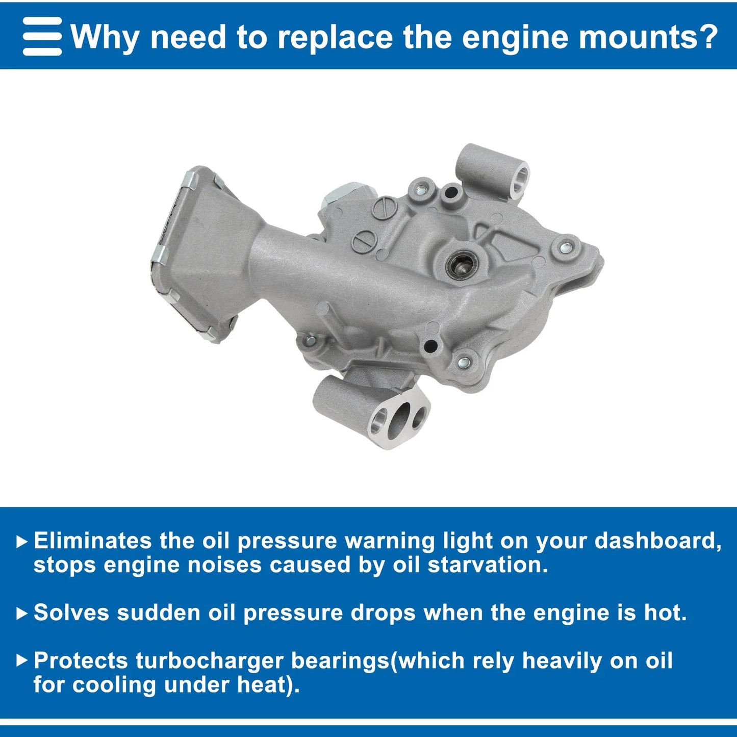 Engine Oil Pump for Toyota Corolla 2009-2019 - Pressure Pump