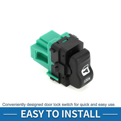 Door Lock Switch for Chevrolet Venture Plastic Metal Black 1 Pc