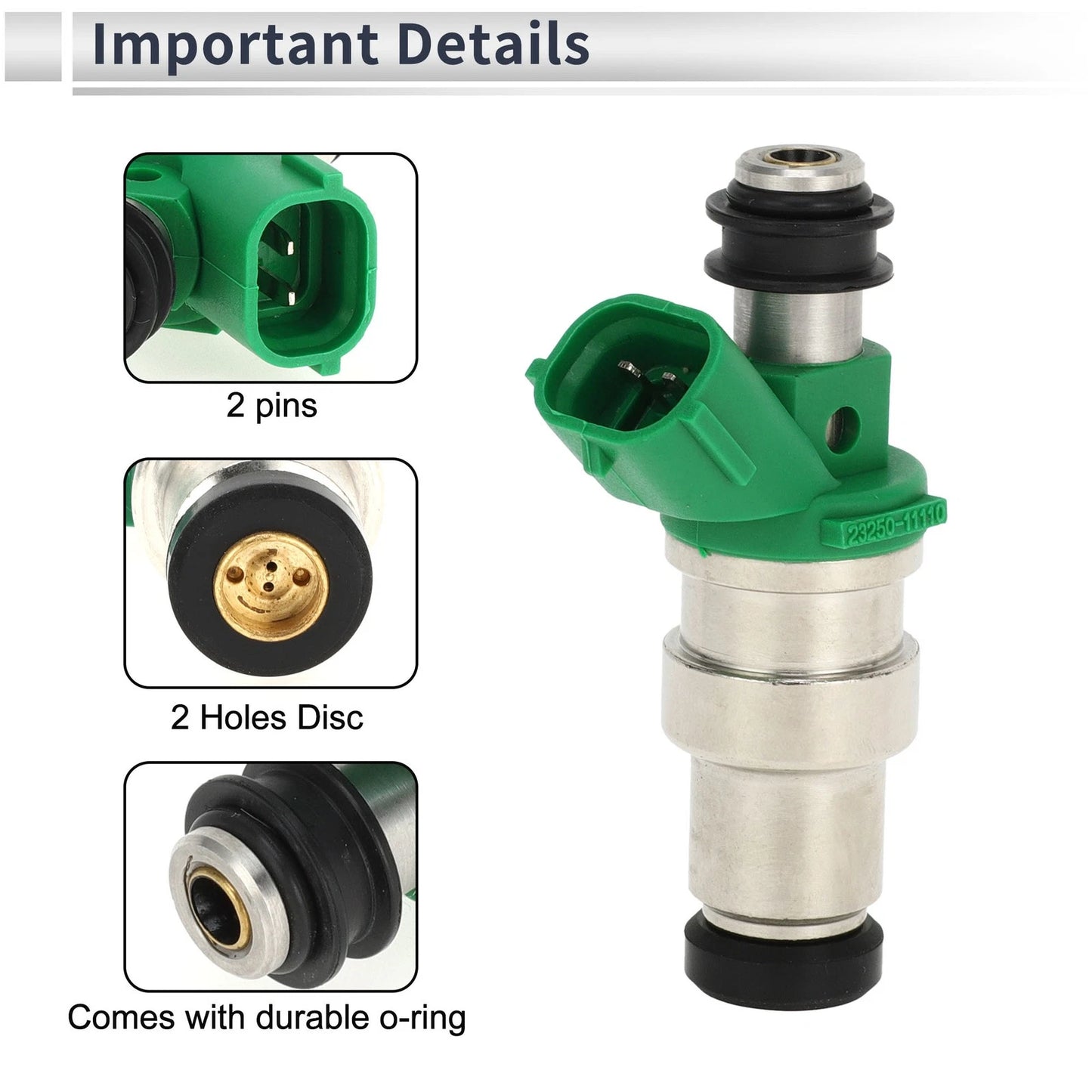 Fuel Injector 1 Pcs for Toyota Paseo 1996-1998