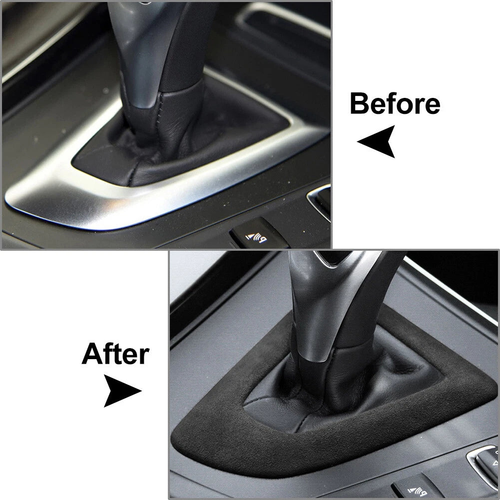 Dark Grey Gear Shift Panel Cover Trim for BMW 1 2 3 4 5 Series (2012-2020)