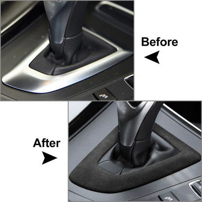 Dark Grey Gear Shift Panel Cover Trim for BMW 1 2 3 4 5 Series (2012-2020)