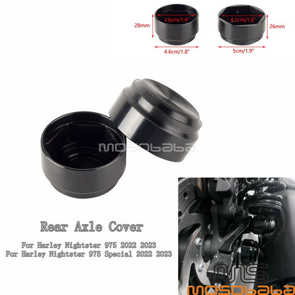 Aluminium Rear Axle Cover for Harley Nightster 975 Special (2022-2023)