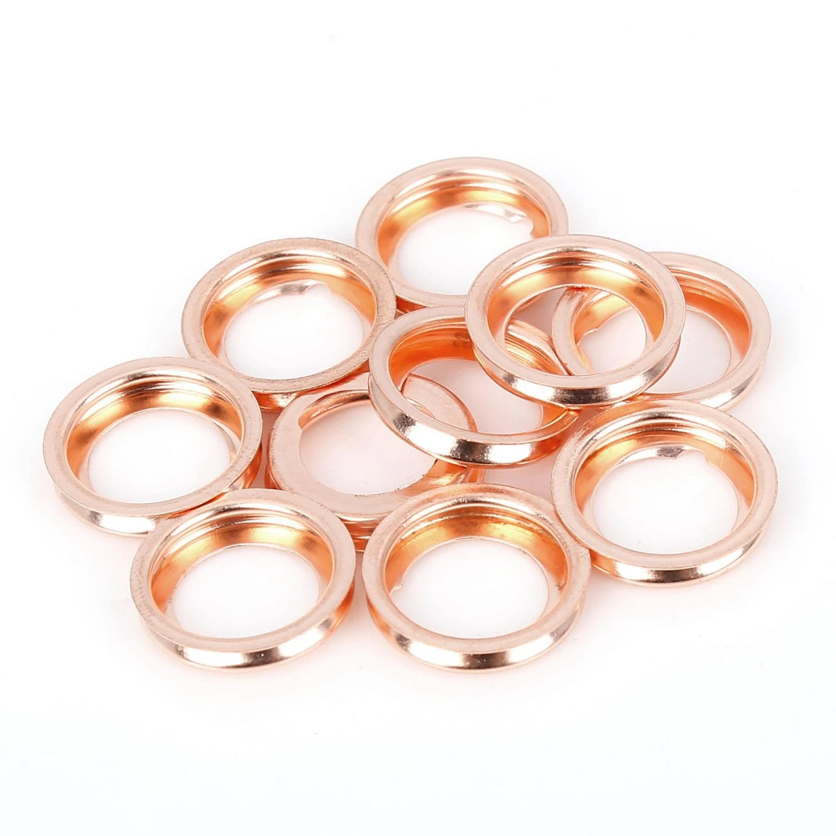 20 x M11 Copper Tone Oil Drain Plug Gaskets for Nissan (11026-JA00A)