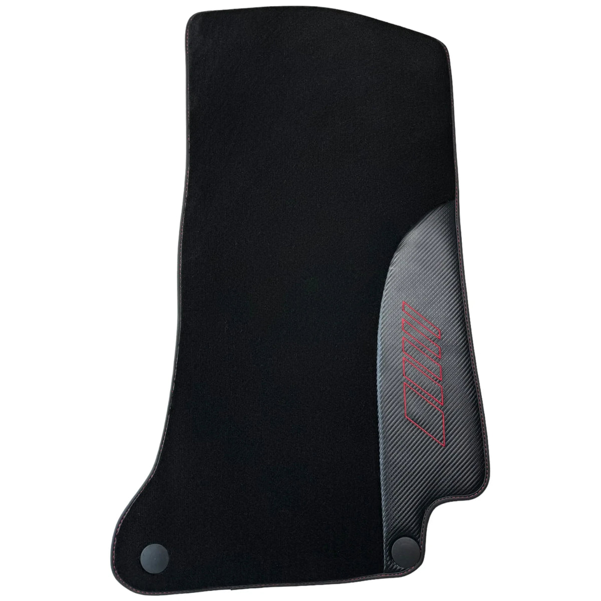 Black Floor Mats for Mercedes Benz GLK-Class X204 (2012-2015) with Carbon