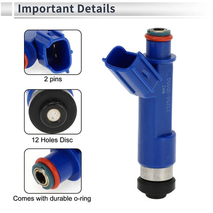 Fuel Injector for Toyota Corolla CE, LE, S 1.8 (2004-2008) 1 Pcs Blue