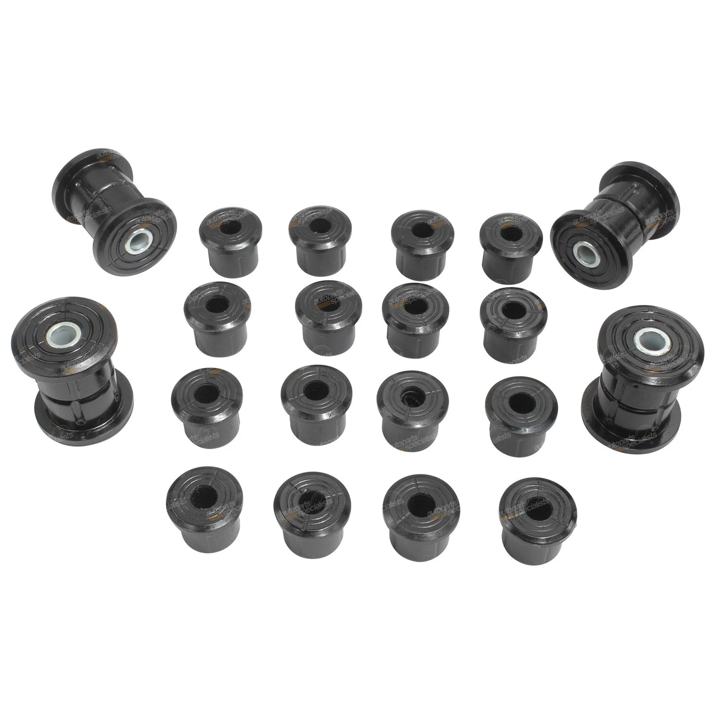 Full Leaf Spring + Shackle Poly Bush Kit Front/Rear for Suzuki Sierra