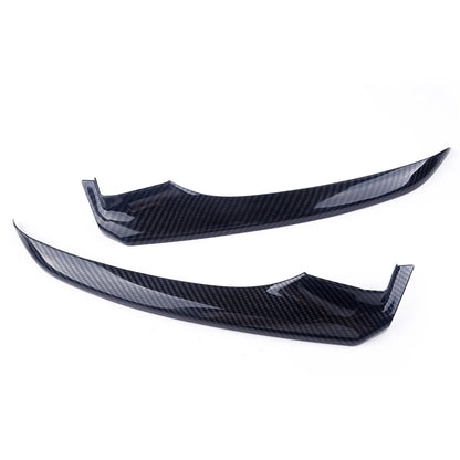 Carbon Fiber ABS Front Bumper Lip Corner Cover for Toyota Camry (2018)