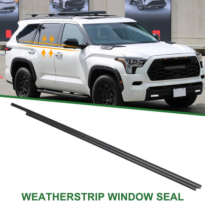 1pc Rear Right Weatherstrip Window Seal for Toyota Sequoia (2008–2022)