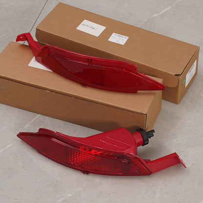 2 x Rear Bumper Reflector Lenses Red for Ford Fiesta MK7 (2010-2015)