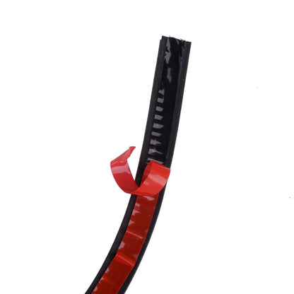 3-Layer Rubber Car Door Seal Strips Weatherstrip for Universal Vehicles 5M