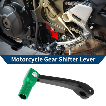 Folding Motorcycle Gear Shifter Lever for Honda CRF150F (2003-2017) Black/Green