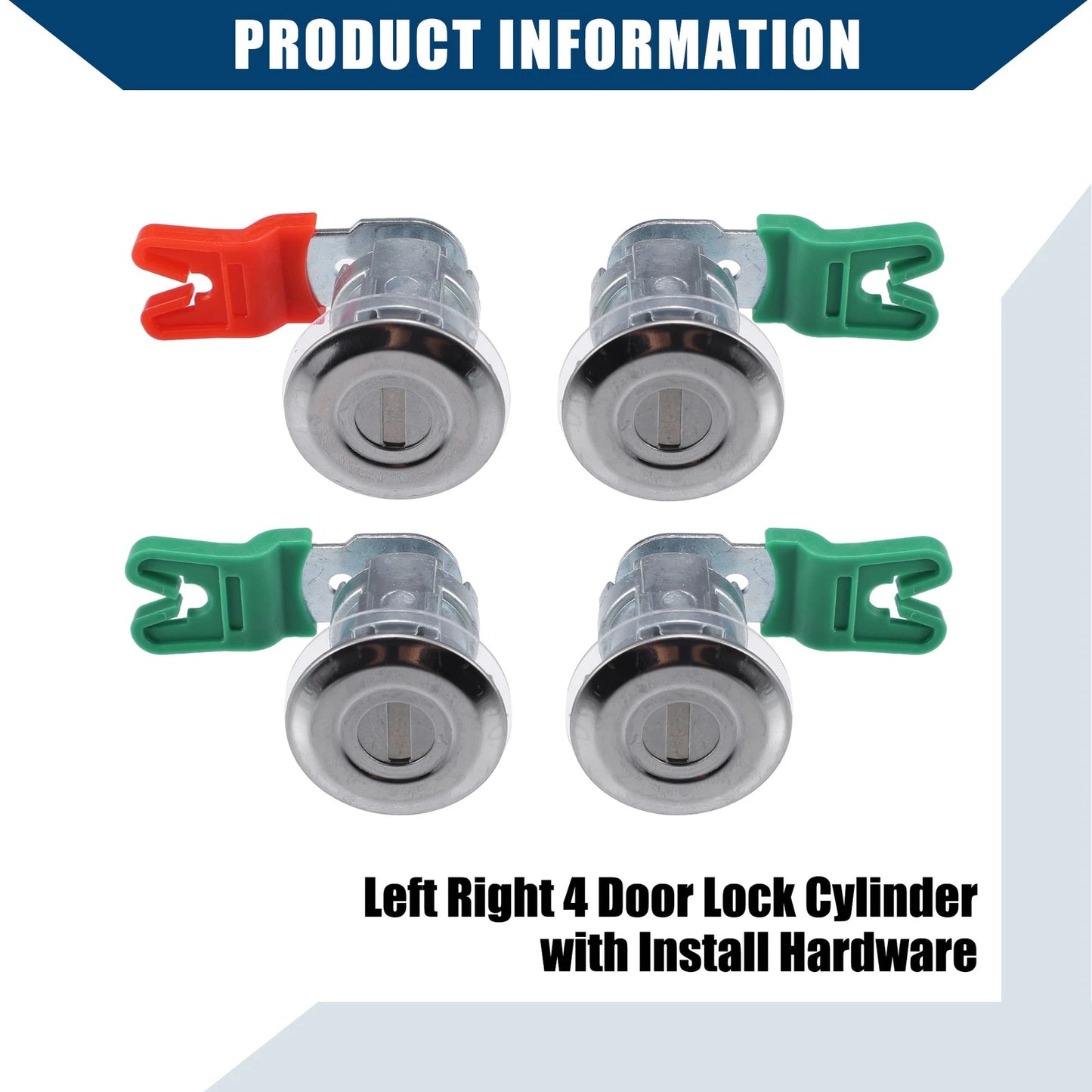 Ignition Switch Door Lock Cylinder w/ Key for Ford E150 E250 E350 (2003-2014)