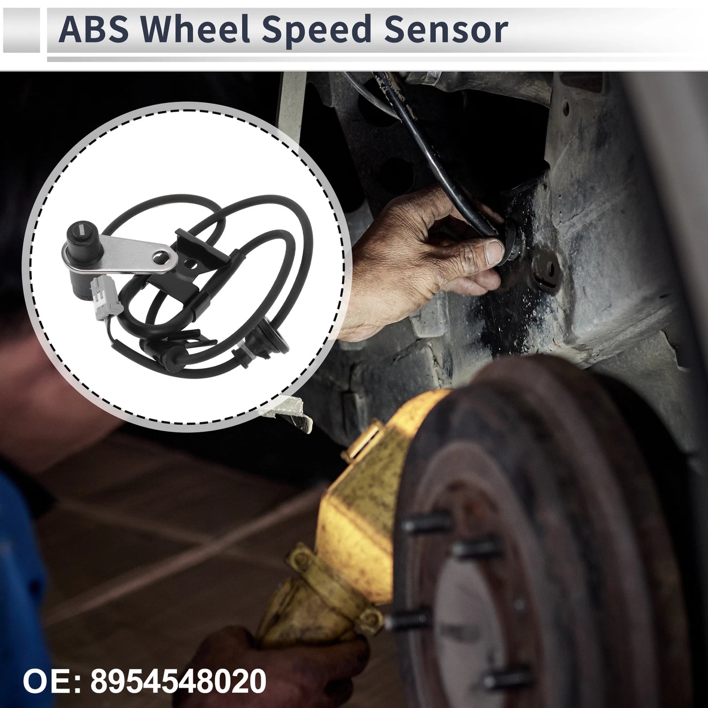 ABS Wheel Speed Sensor for Toyota Highlander (2001-2003) 1 Pc Rear Right